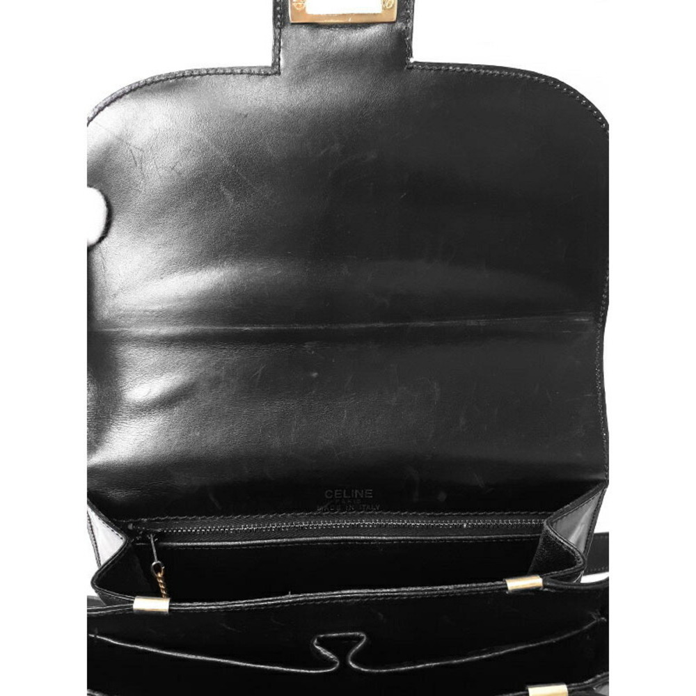 Celine Carriage Buckle Leather Shoulder Bag - Picture 9 of 9